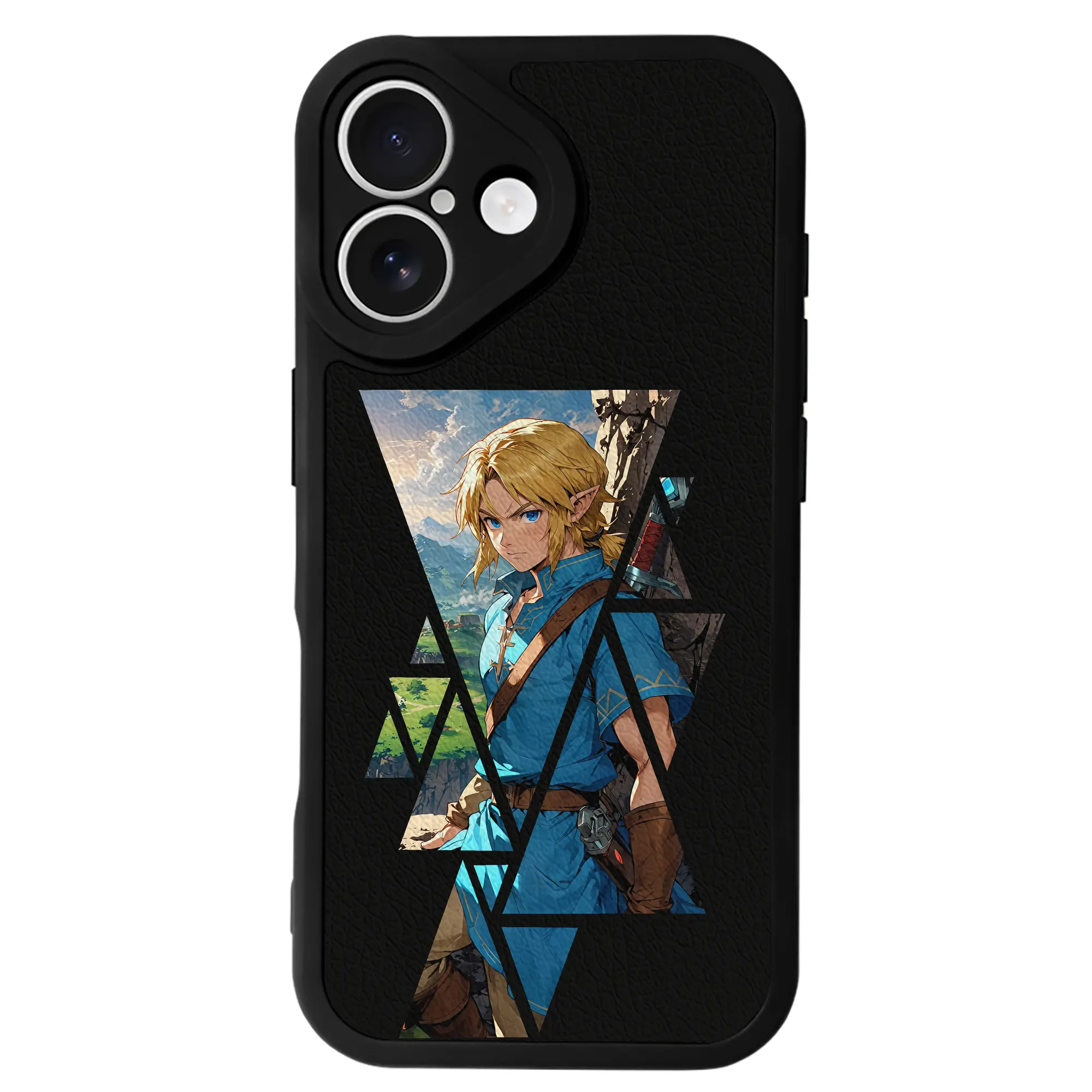 ゼルダの伝説 グッズ,リンク - IPhone 16シリーズ対応 ・ シリコンスマホケース ・ レザー調 ・ 高精度フィット ・ 耐衝撃 ・ ワイヤレス充電対応 ・ 精密カット